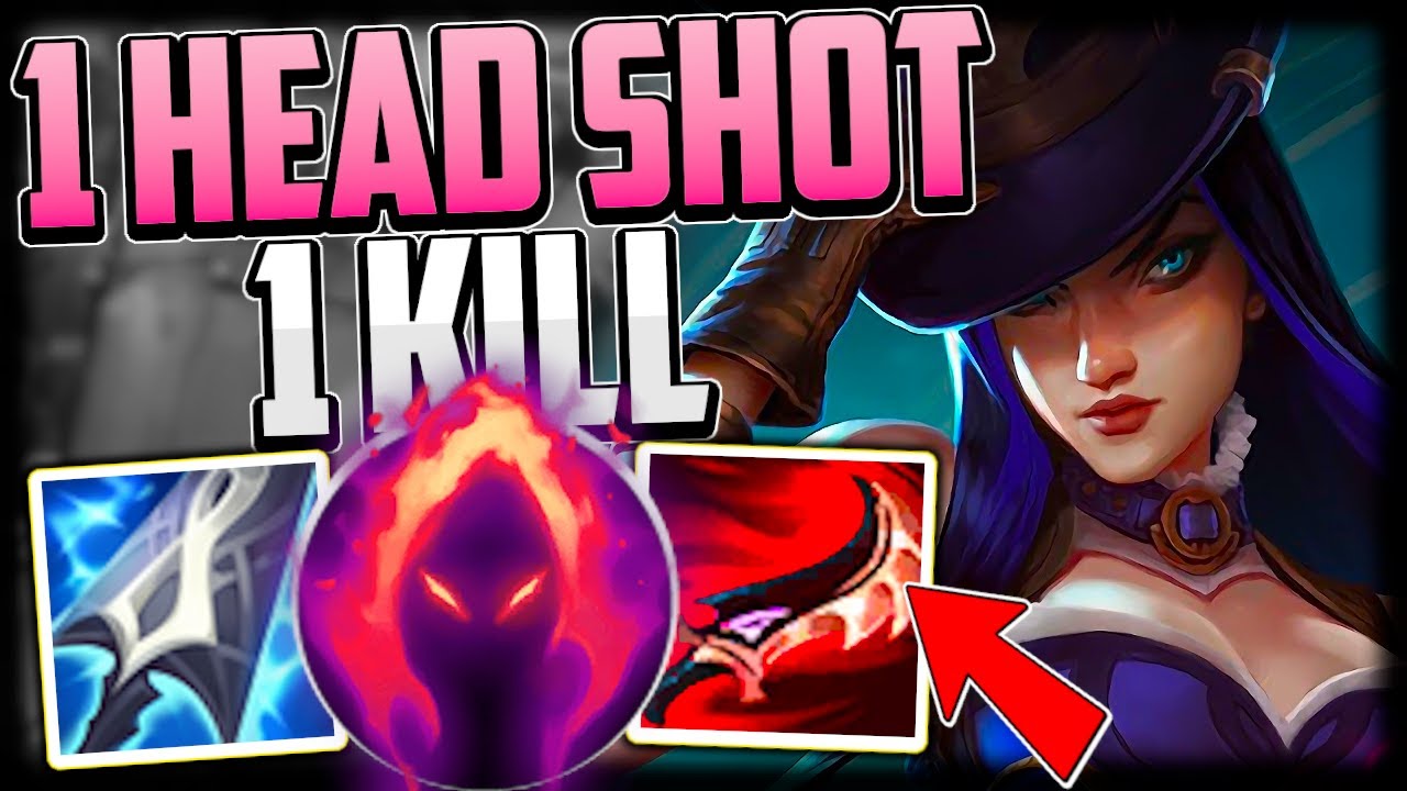 PURE PENETRATION CAITLYN WITH 27 SECEOND ULT CD👌 (1 HEAD SHOT/R=1 KILL) - League of Legends