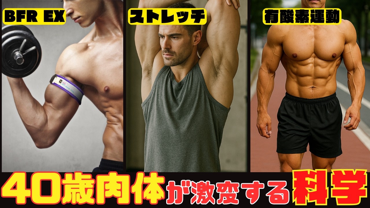 【筋トレ科学】40歳の肉体を変える筋トレ法5選　~関節の老化に適応する~