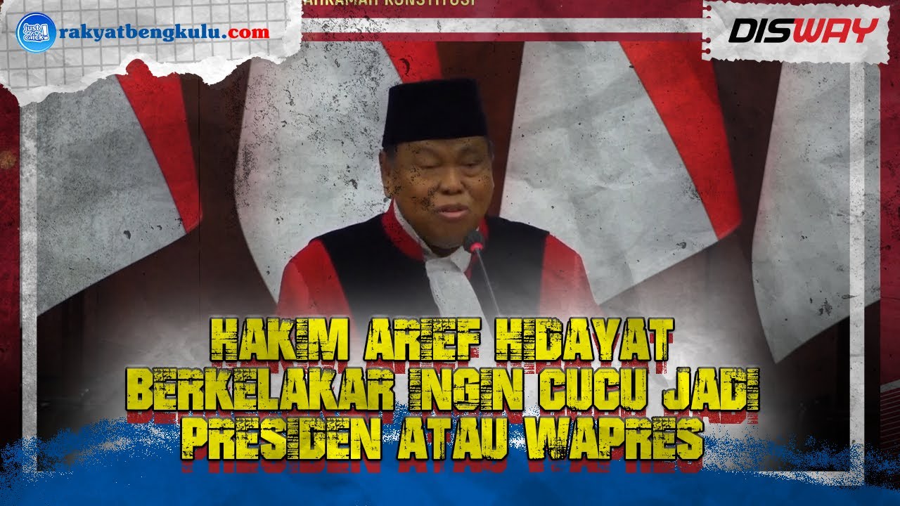 Pensiun dari MK, Hakim Arief Hidayat Berkelakar Ingin Cucu Jadi Presiden atau Wapres