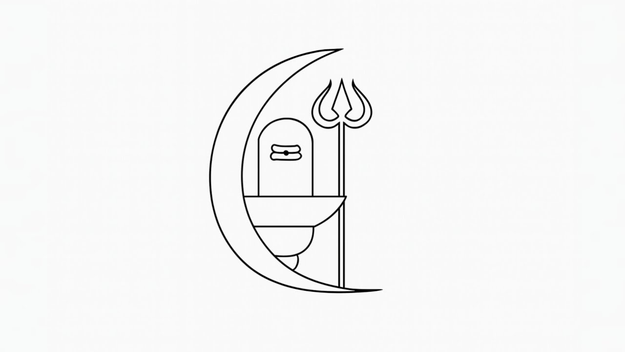 How To Draw Shivling Easy / Shiva Lingam Drawing / Shivling Drawing / Maha Shivratri Drawing / Shiva