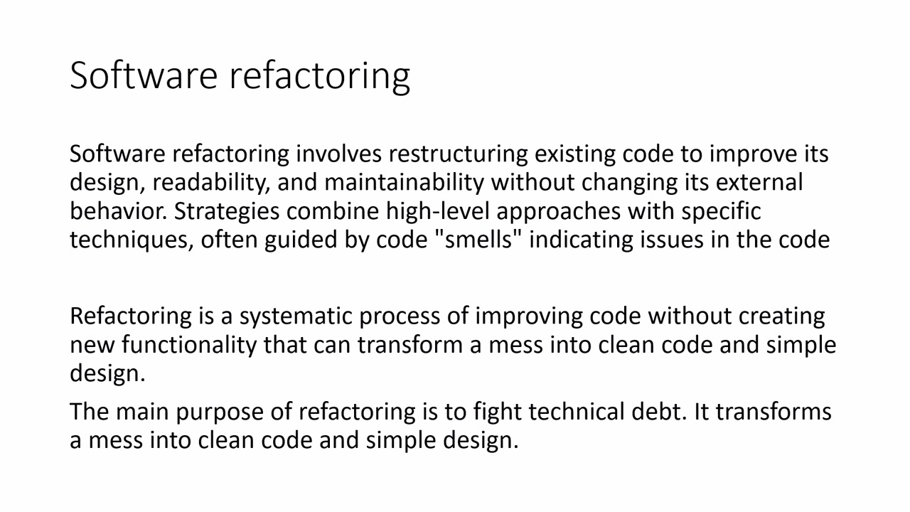Software Re Engineering | Lec 05