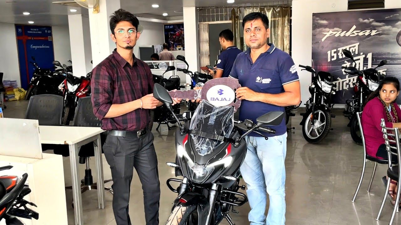 Taking Delivery Of Bajaj Pulsar F250 Dual Channel ABS Brooklyn Black | F250 All Black | Bevid Aakash