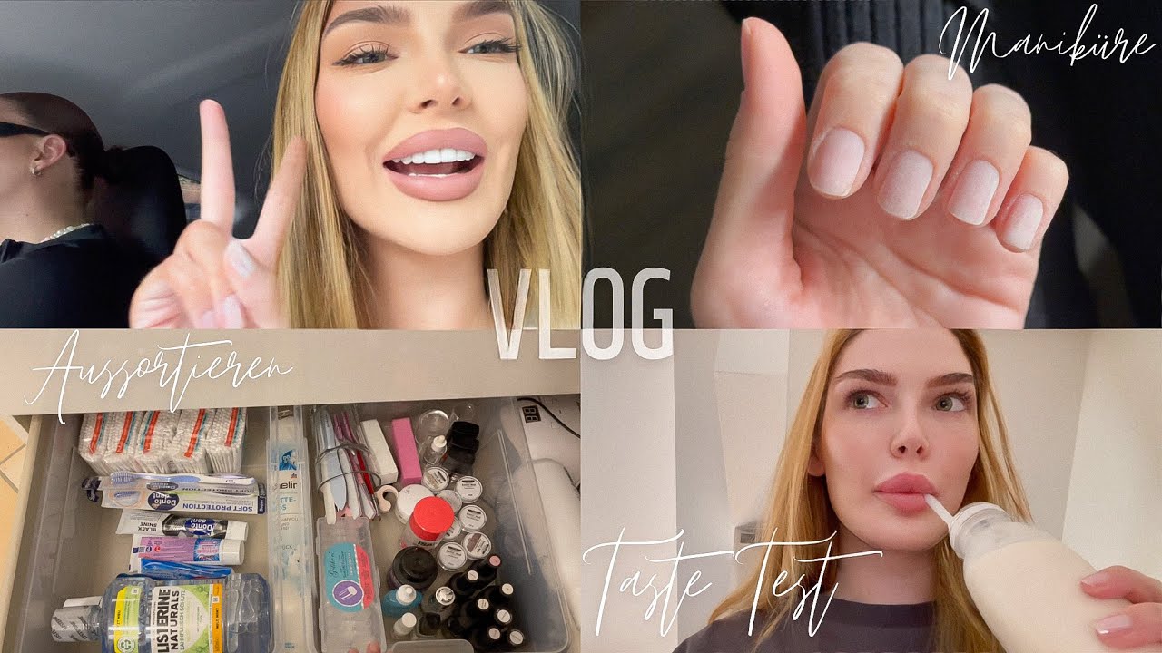 Meine erste eigene Maniküre, @Erika7 ihr Geburtstag, Aussortieren & Taste Test - XXL VLOG