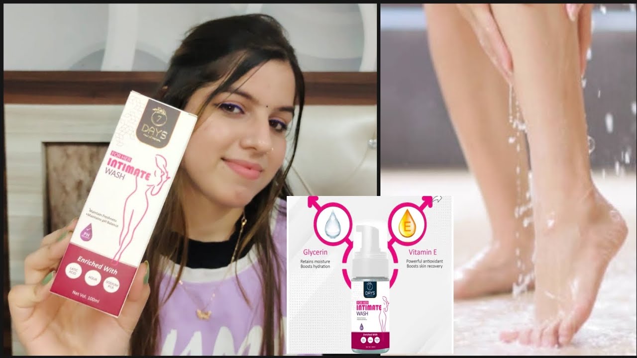 7 days intimate wash review/ maintain PH balance/ intimate hygiene/ lighten the skin