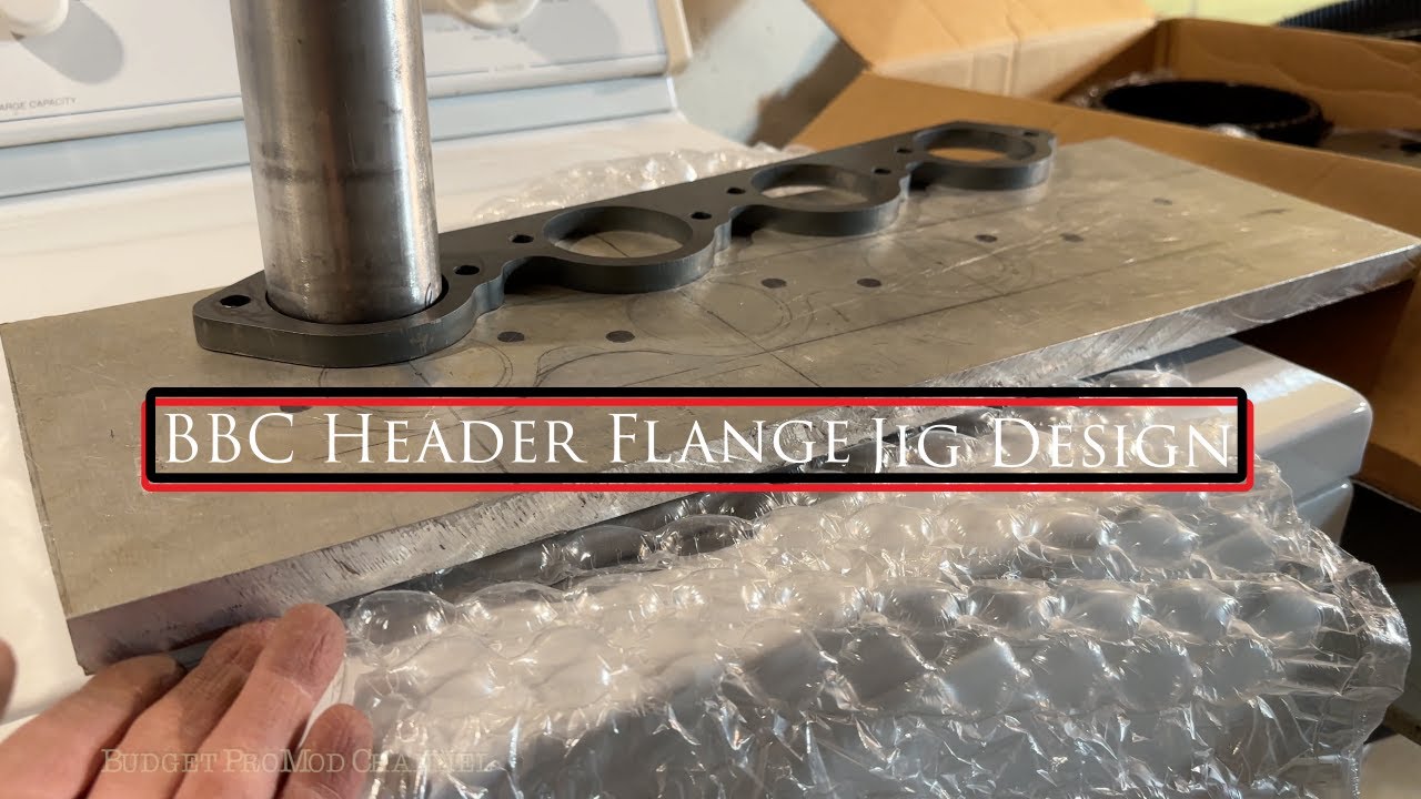 Конструкция шаблона для фланца коллектора BBC