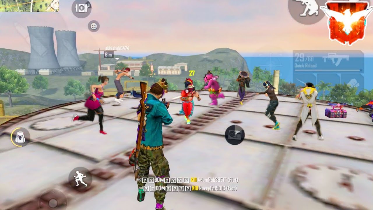 FACTORY ROOF ONLY CHALLENGE TURNS INTO BOOYAH IN FREE FIRE 🔥 FREE FIRE FACTORY ROOF CHALLENGE