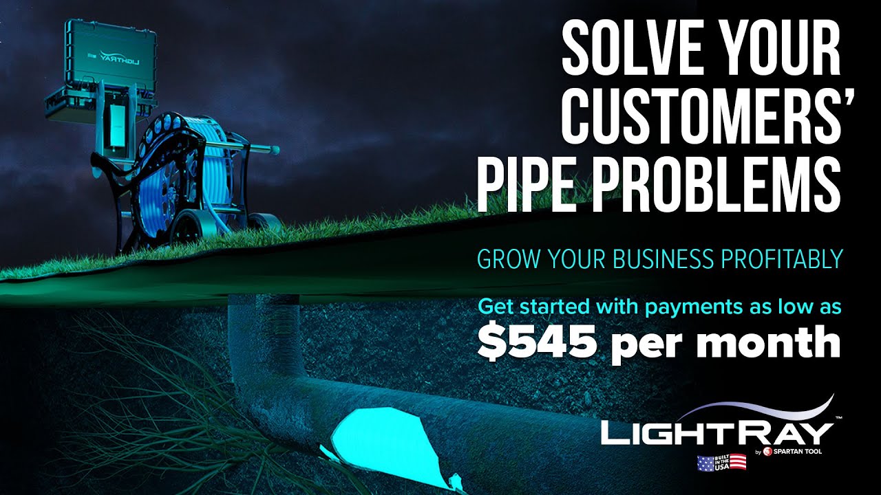Система ремонта труб LightRay LR3 UV от Spartan Tool