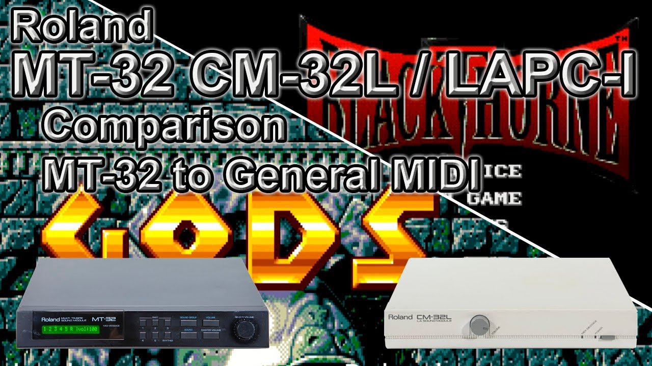 MT-32 vs CM-32L/LAPC-I & MT-32 to General MIDI Convertion (Munt emulation)