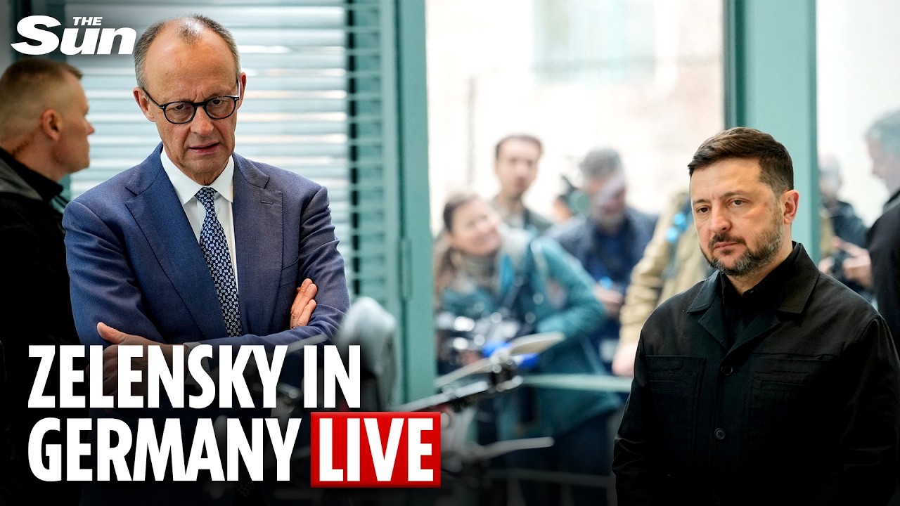 LIVE: Ukraine's President Zelensky and German Chancellor Merz hold press conference