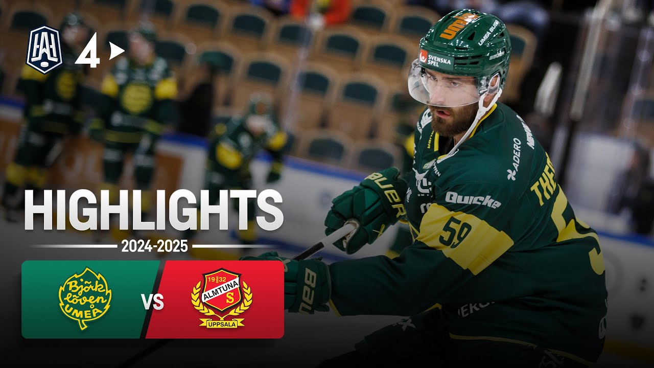 Björklöven vs. Almtuna – Highlights 25/9