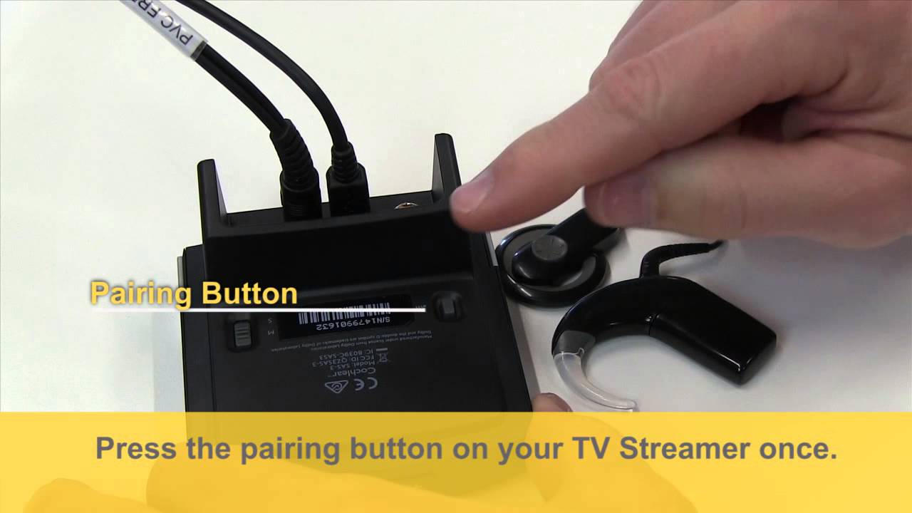 Pair your TV Streamer with your sound processor