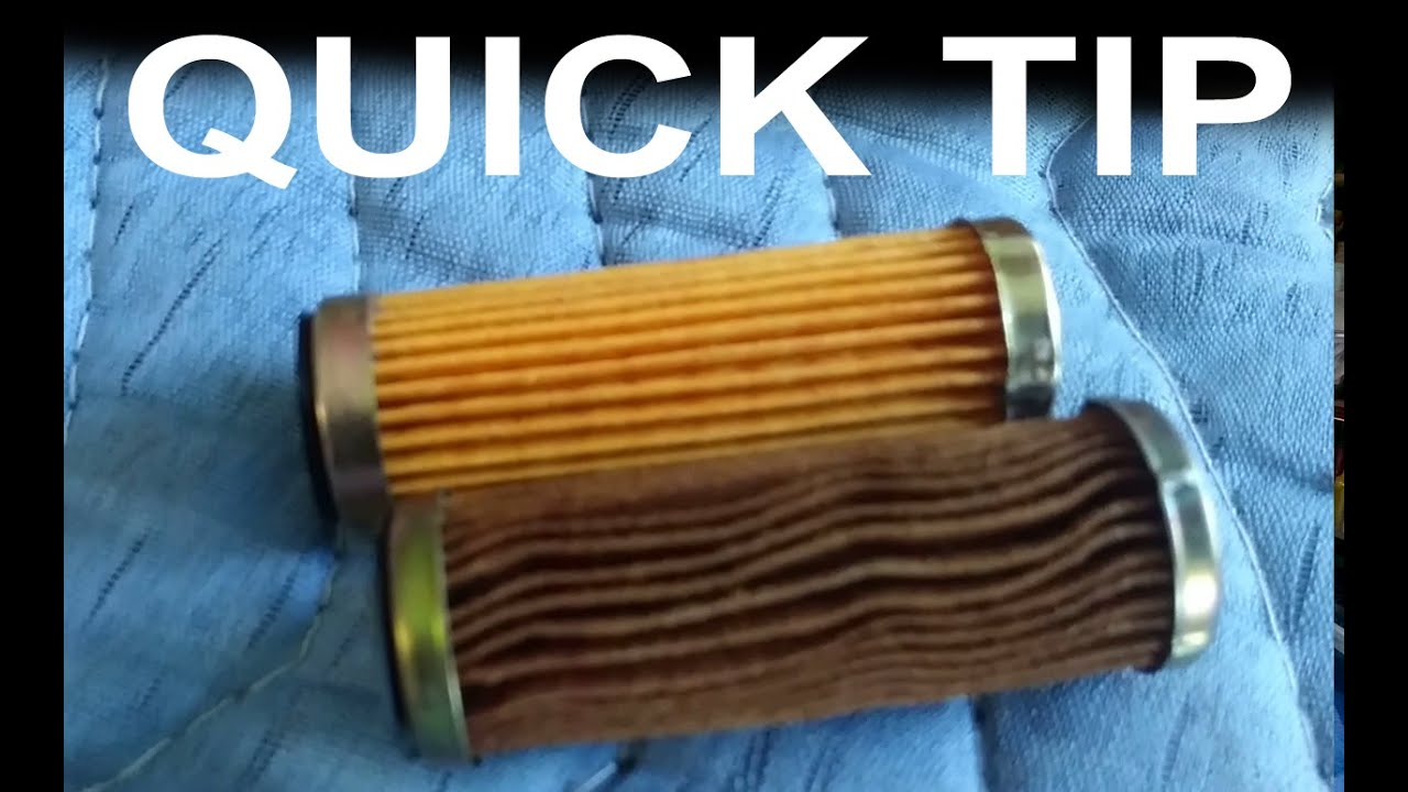 QuadraJet Fuel Filter Change