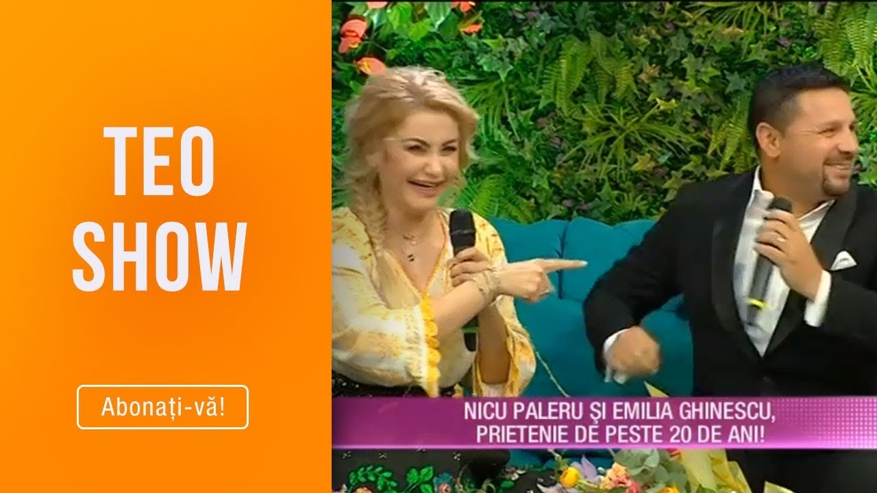 Teo Show (13.03.2019) - Nicu Paleru si Emilia Ghinescu, amintiri amuzante din spectacole!