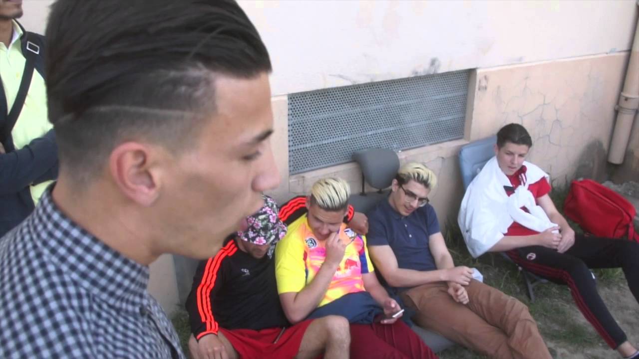 Rap freestyle en bas des blocs Hilb kohbz