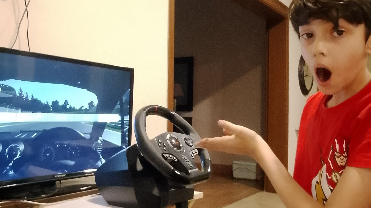 Put your steering wheel on your rig. Pxn v900 unboxing