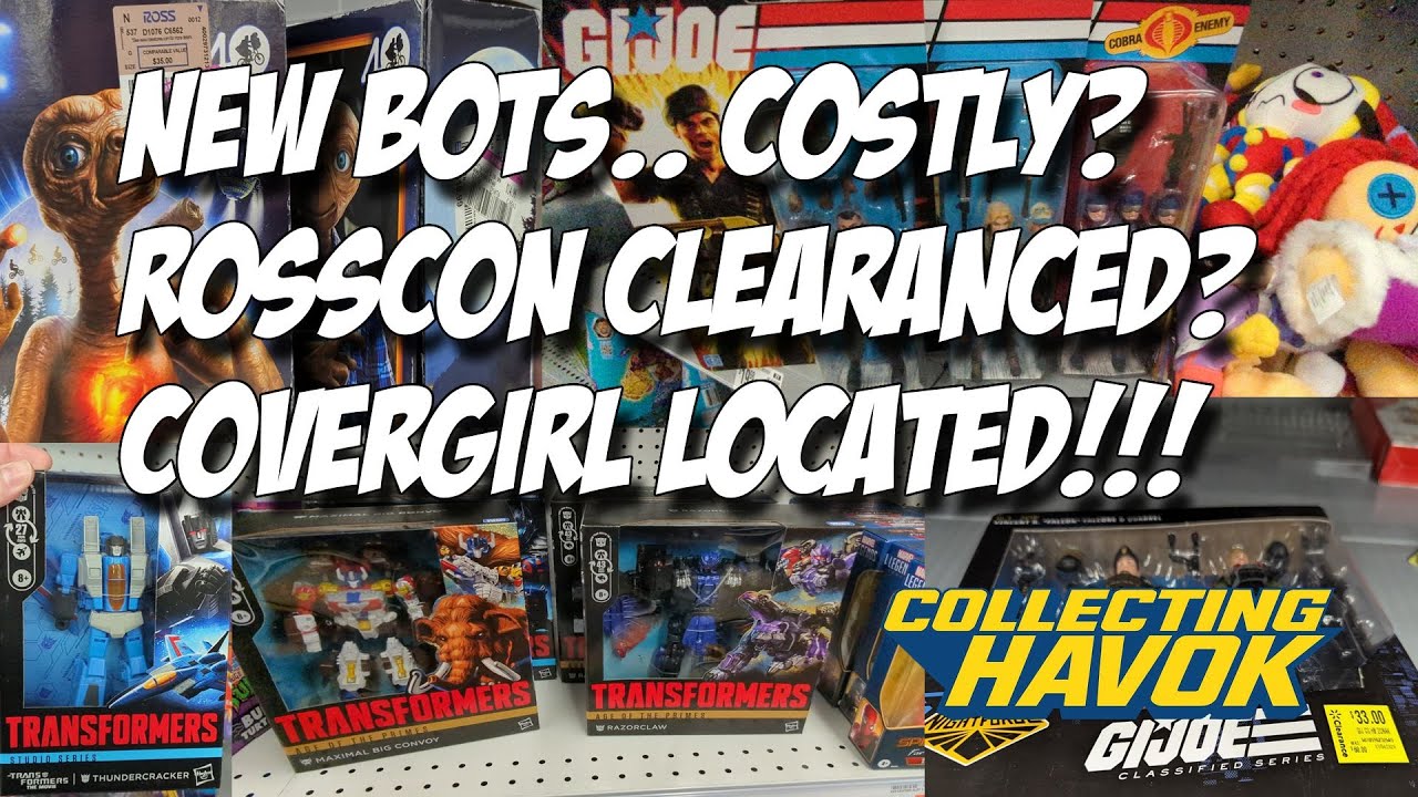 Rosscon Leftover Clearance?!  New Bots Hitting, But How Costly?!  New Retro Joes! #toyhunt