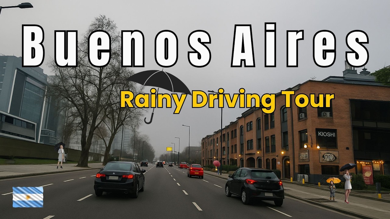 🚗 Un Viaje de Banfield a Puerto Madero bajo la lluvia 🌧️