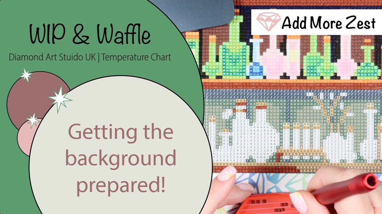 Temperature Chart by Diamond Art Studio UK WIP & Waffle/Chat | Diamond Painting