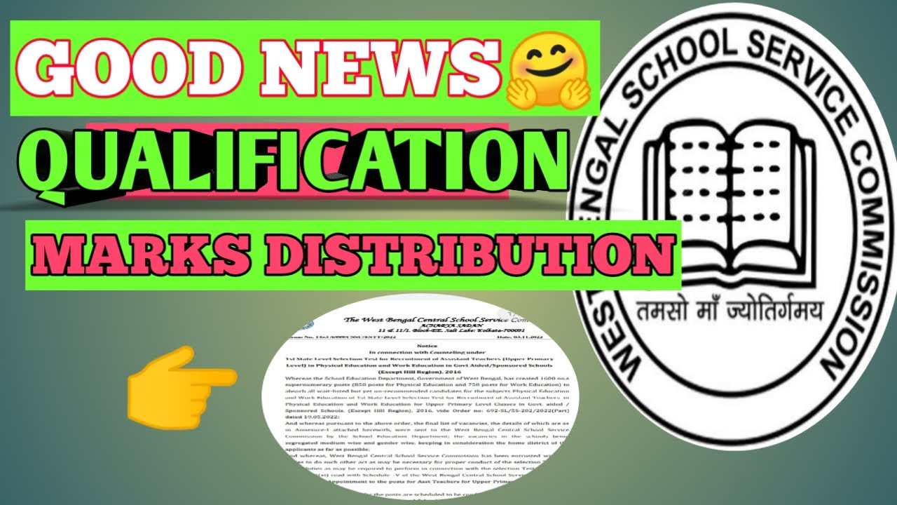 WBSSC SLST NEW RULES / SLST MARKS DISTRIBUTION