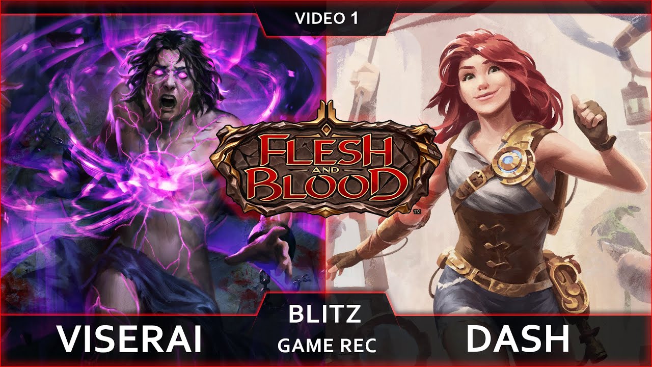 Максимальный буст! Блиц Flesh and Blood TCG. Viserai (Runeblade) vs Dash (Mechanologist).