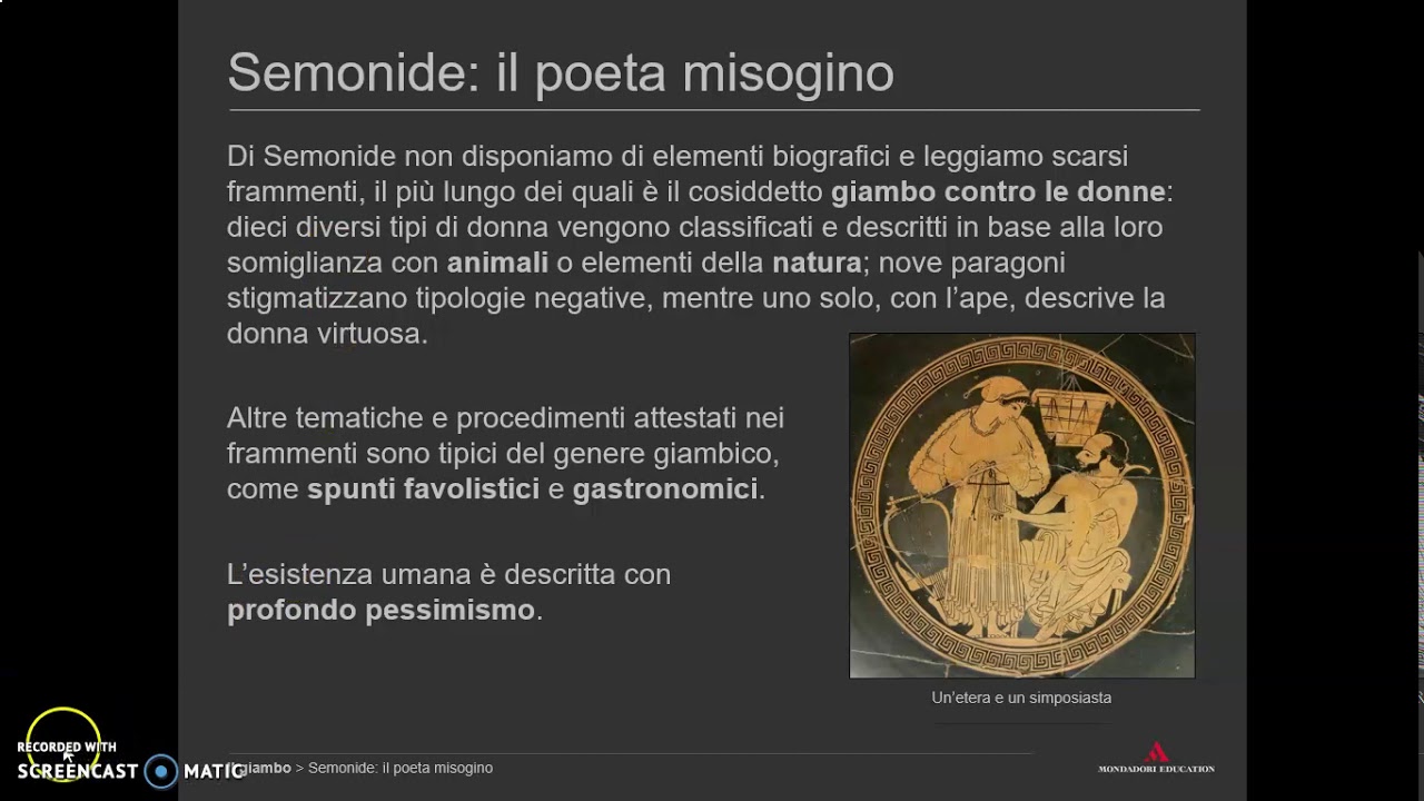 Semonide Giambo contro le donne