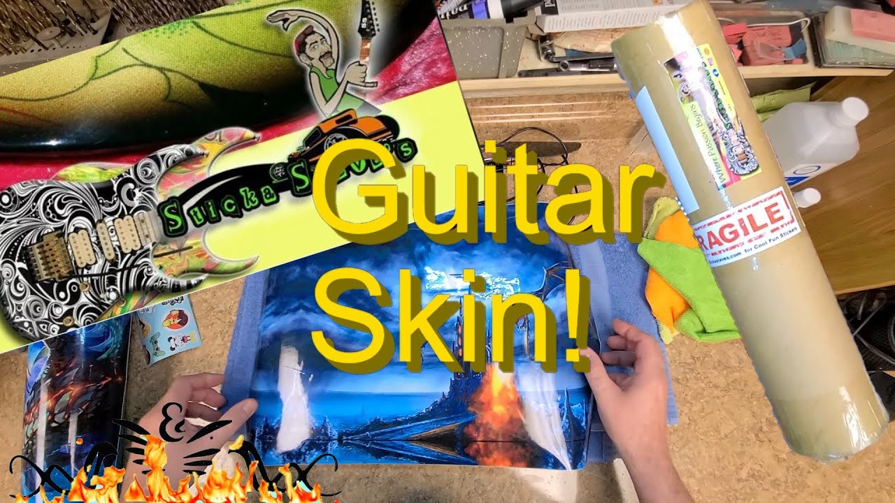 Sticka Steve's Guitar Skins and Application