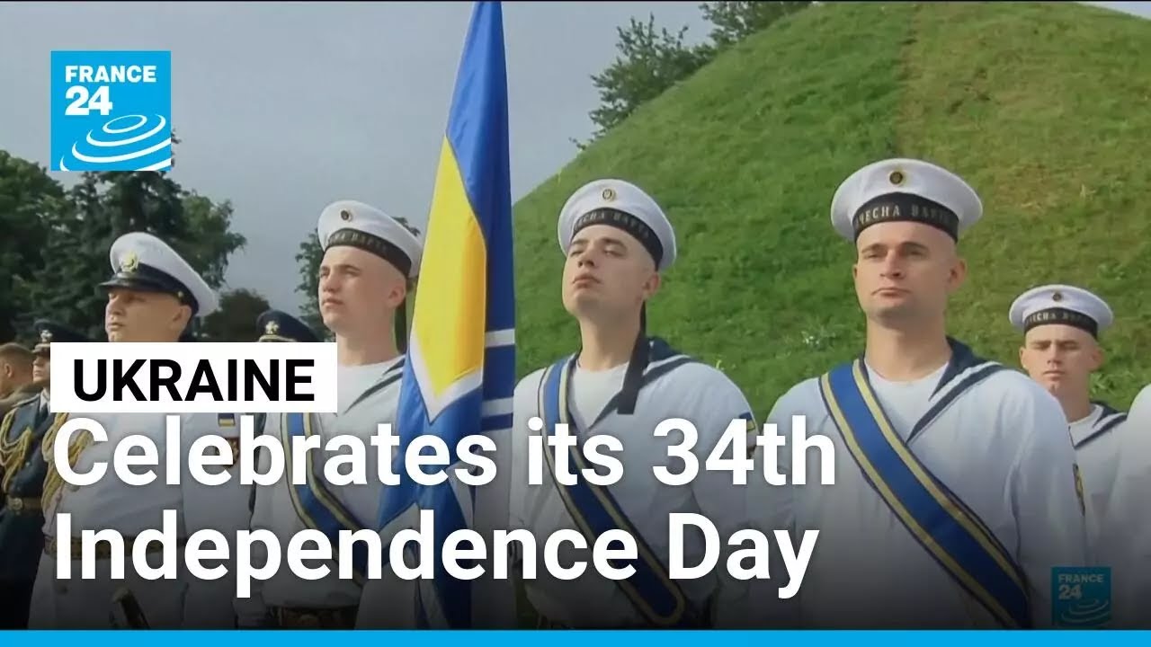 Ukraine celebrates its 34th Independence Day from Soviet Union, after National Flag Day