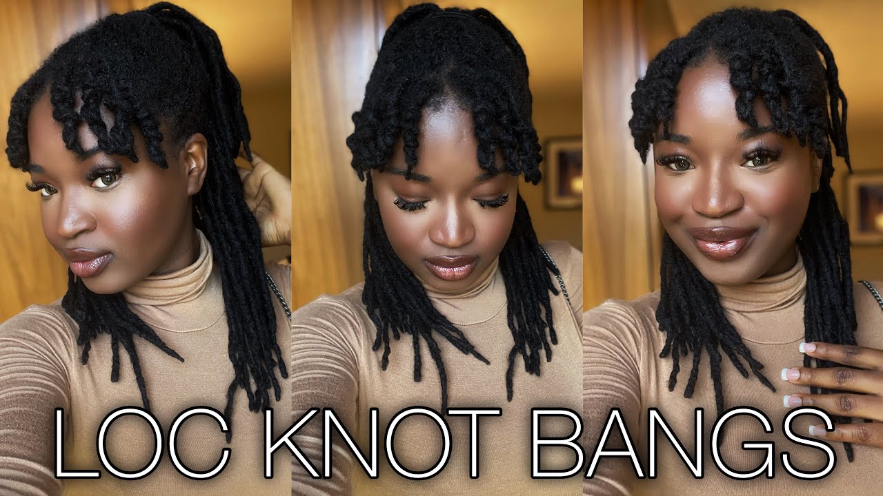 HOW TO : LOC KNOT BANG TUTORIAL | *QUICK & EASY LOC STYLE* | #KUWC