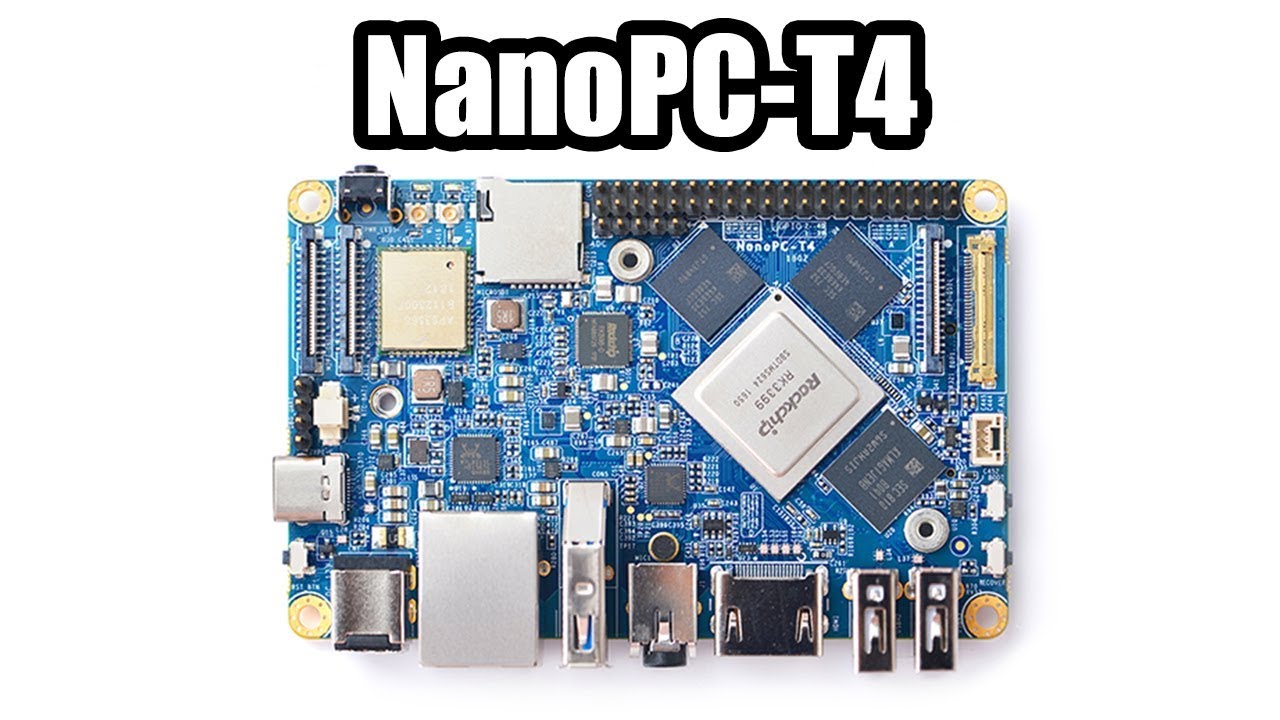 NanoPC-T4 RK3399 Powered SBC