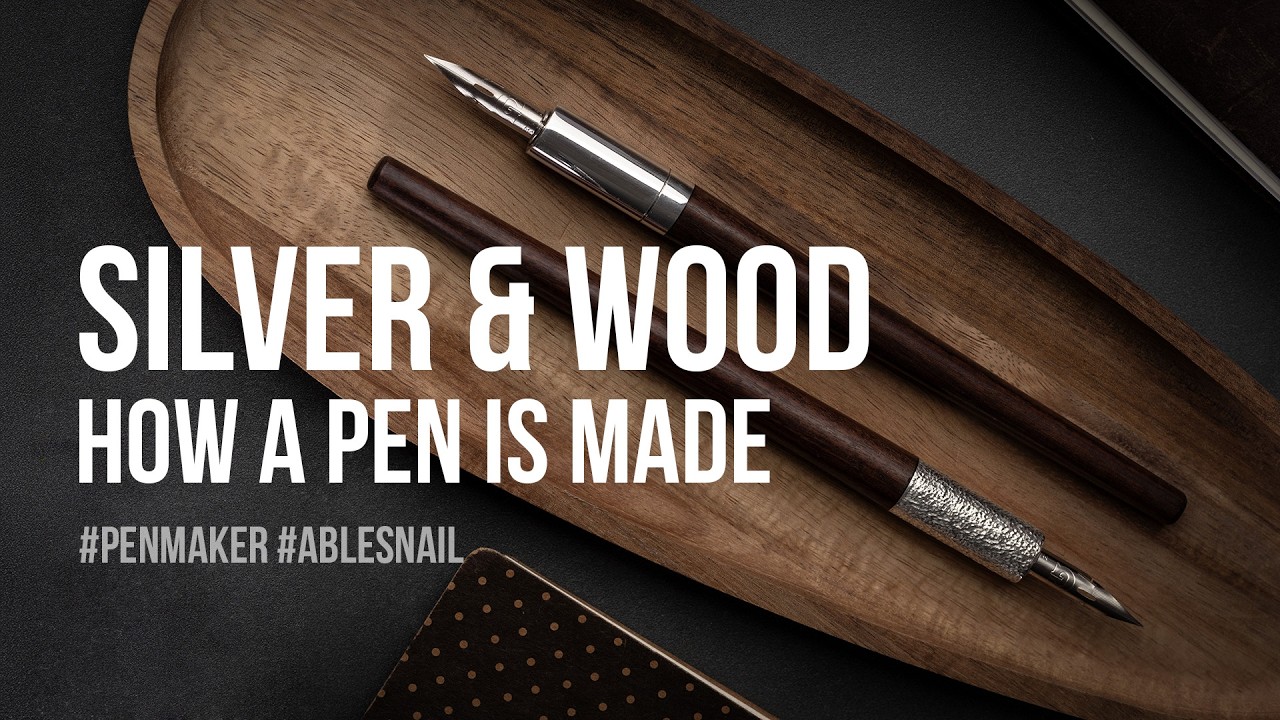 Silver & Wood - how a pen is made