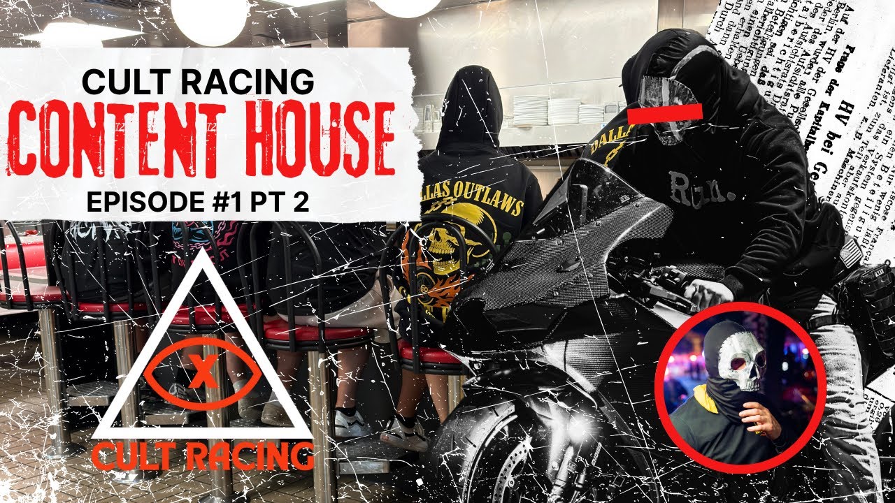 Cult Racing Content House, эпизод 1, часть 2 | McLaren Daddy Unmasked Aftermath +, Cash & Chaos в...