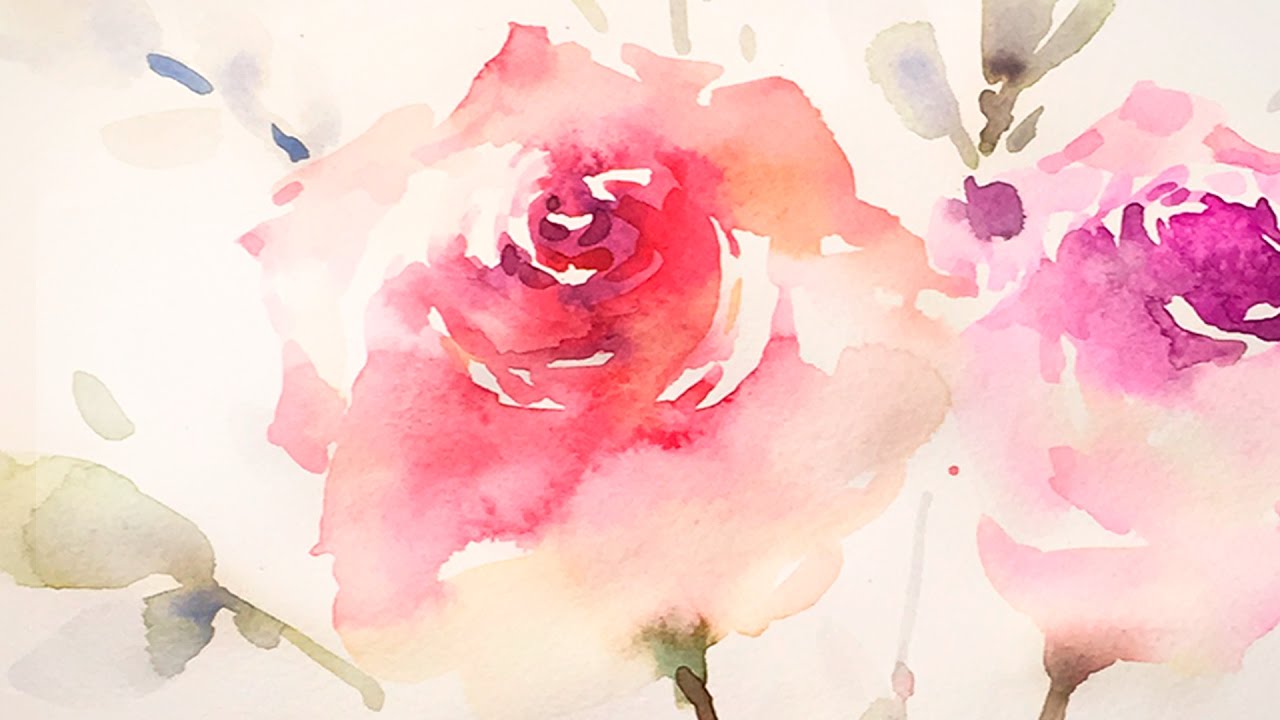 [LVL5] Wet on wet Watercolor Painting Technique