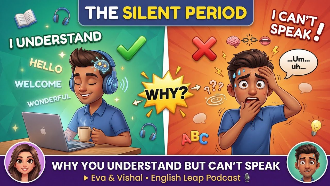 Why Do You Understand English But Can't Speak? | The Silent Period Problem | 5 Solutions 
