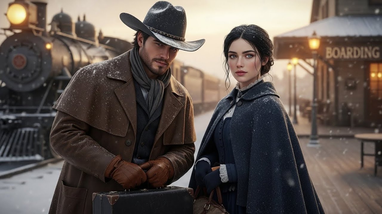 Her Train Arrived In A Blizzard, The Cowboy Was Waiting And Said "I Wouldn't Miss You"