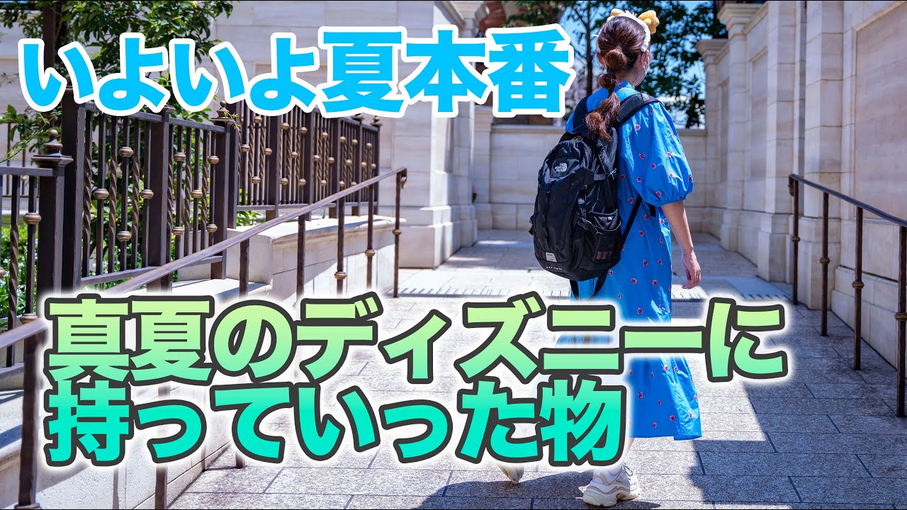 夏本番!!  夏のディズニーに持っていった物  /  東京ディズニーシー