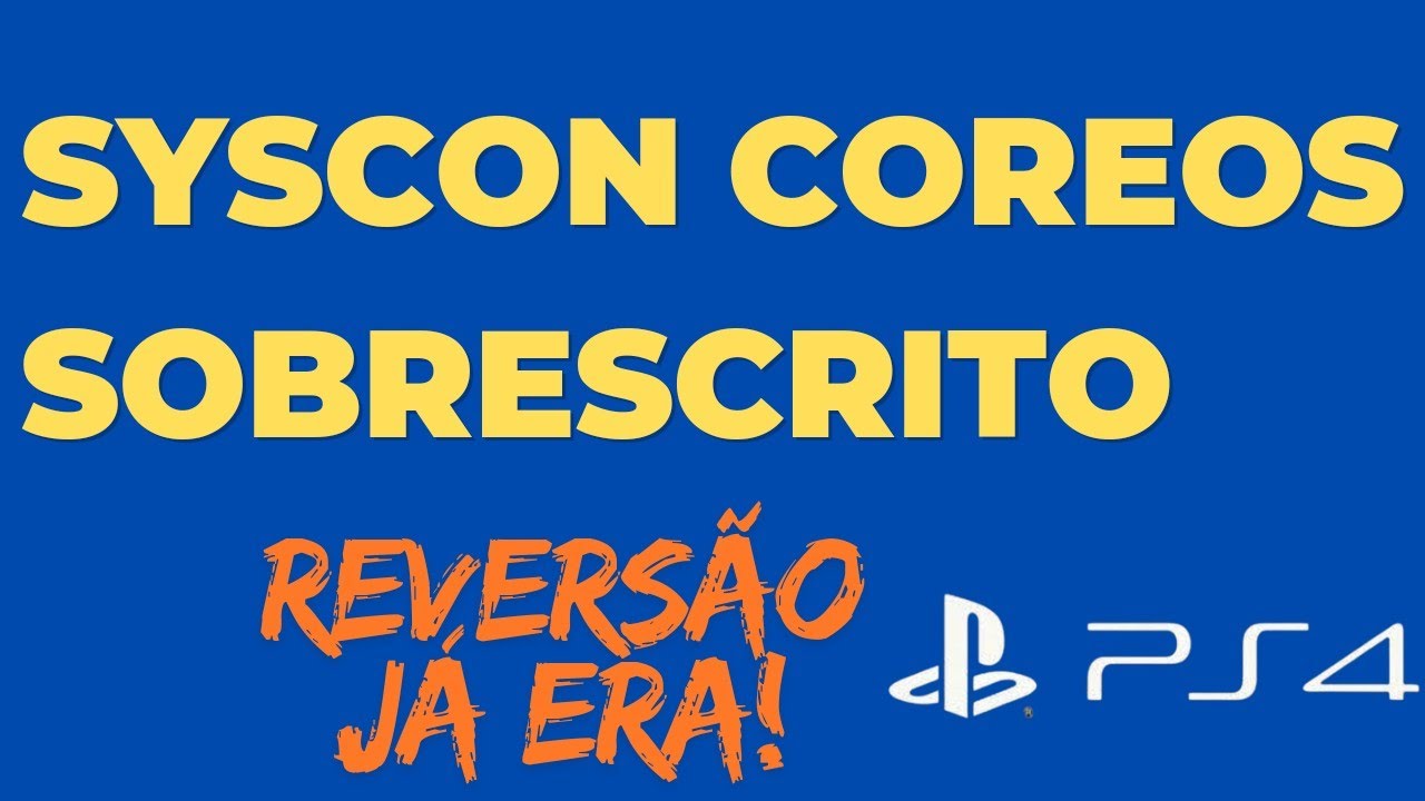 SYSCON COREOS SOBRESCRITO!