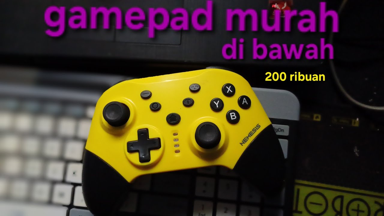 Cara connectkan nyk nemesis gp 200 ke pc atau laptop gamepad murah dibawah 200 ribuan