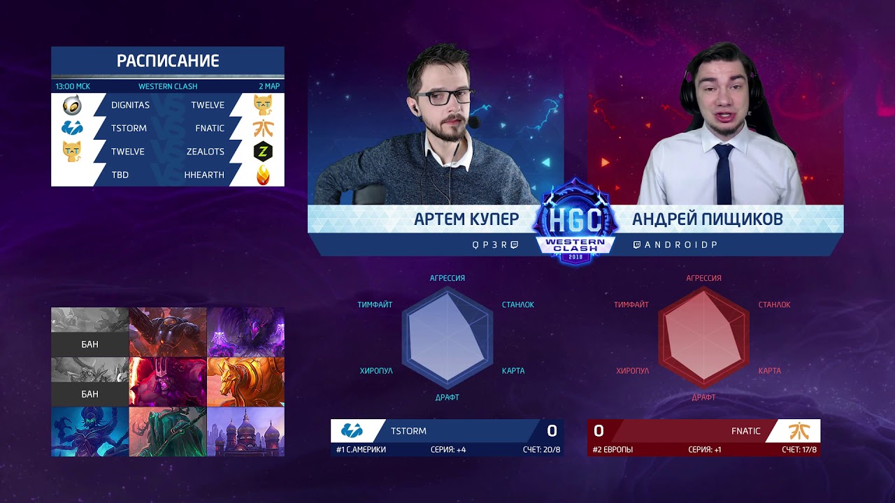 HGC Western Clash &ndash; Tempo Storm против Fnatic (Игра 1)