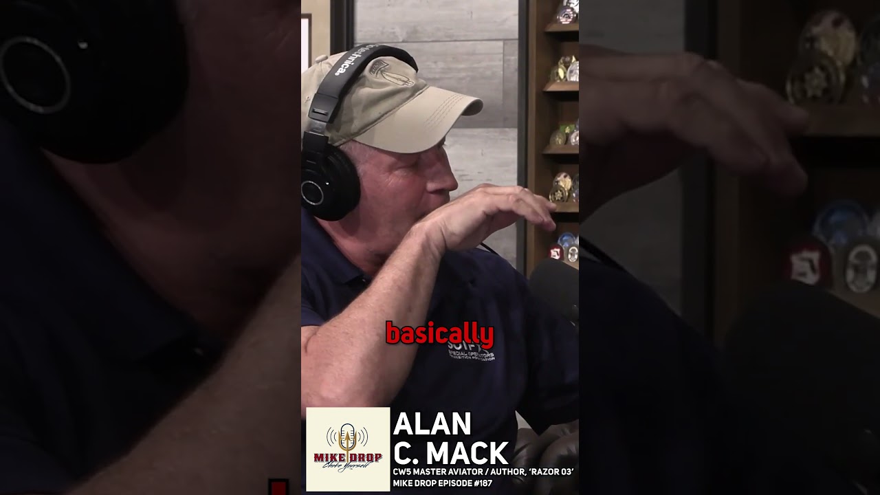 Bagging Bowe Bergdahl - A Crash-Landing Helo Rescue with Night Stalker Alan C. Mack | Mike Drop #187