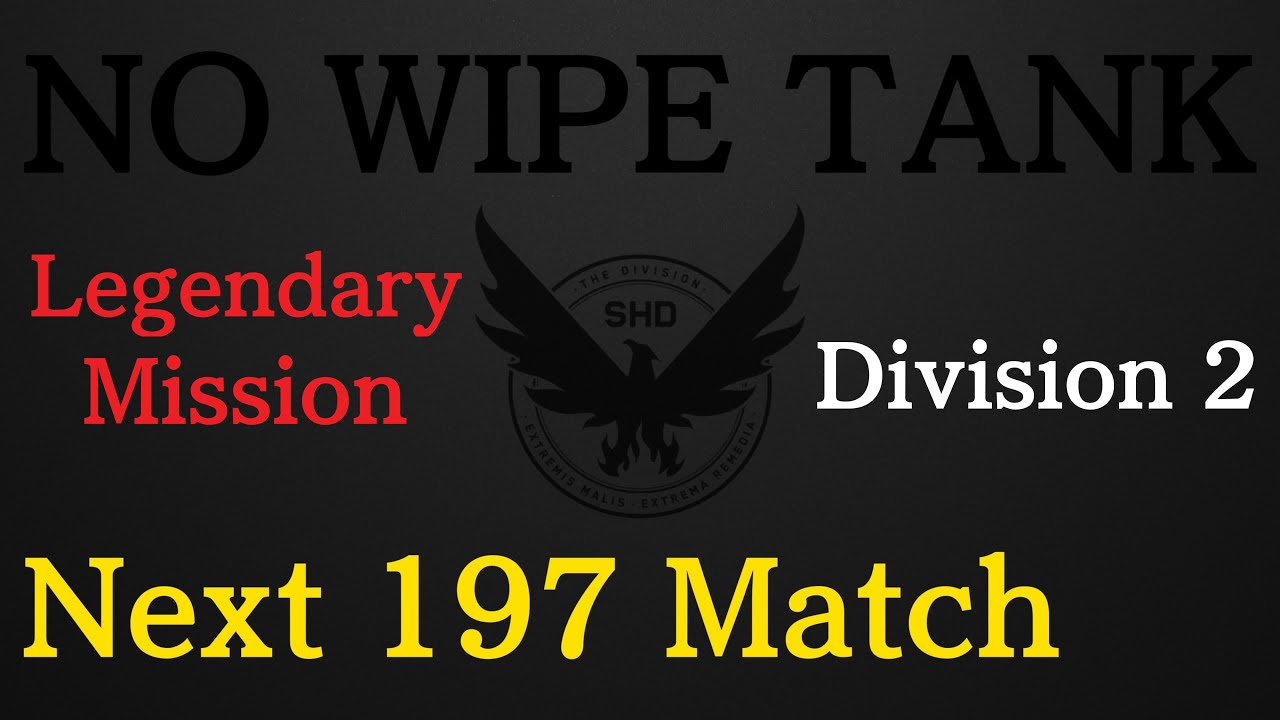 Division 2【PS5 pro】🐎【 No wipe Tank 】🛡️ Next 197 Legendary Mission ⚠️野良猫なんで噛みつき注意‼️ 概要欄見てほしぃ🙇‍♂️