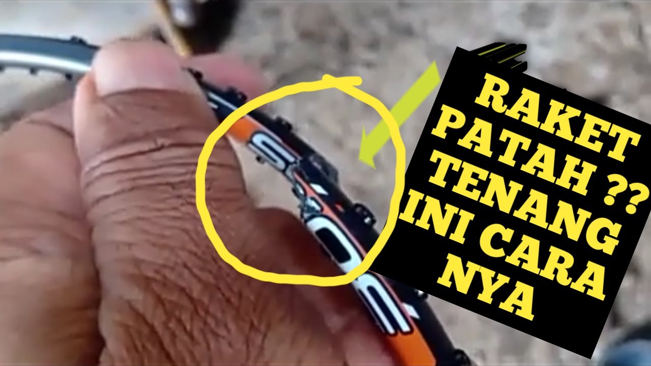 РЕМОНТ РАКЕТКИ БАДМИНТОН СЛОМАН ?? Оказывается, вы можете исправить это сами.