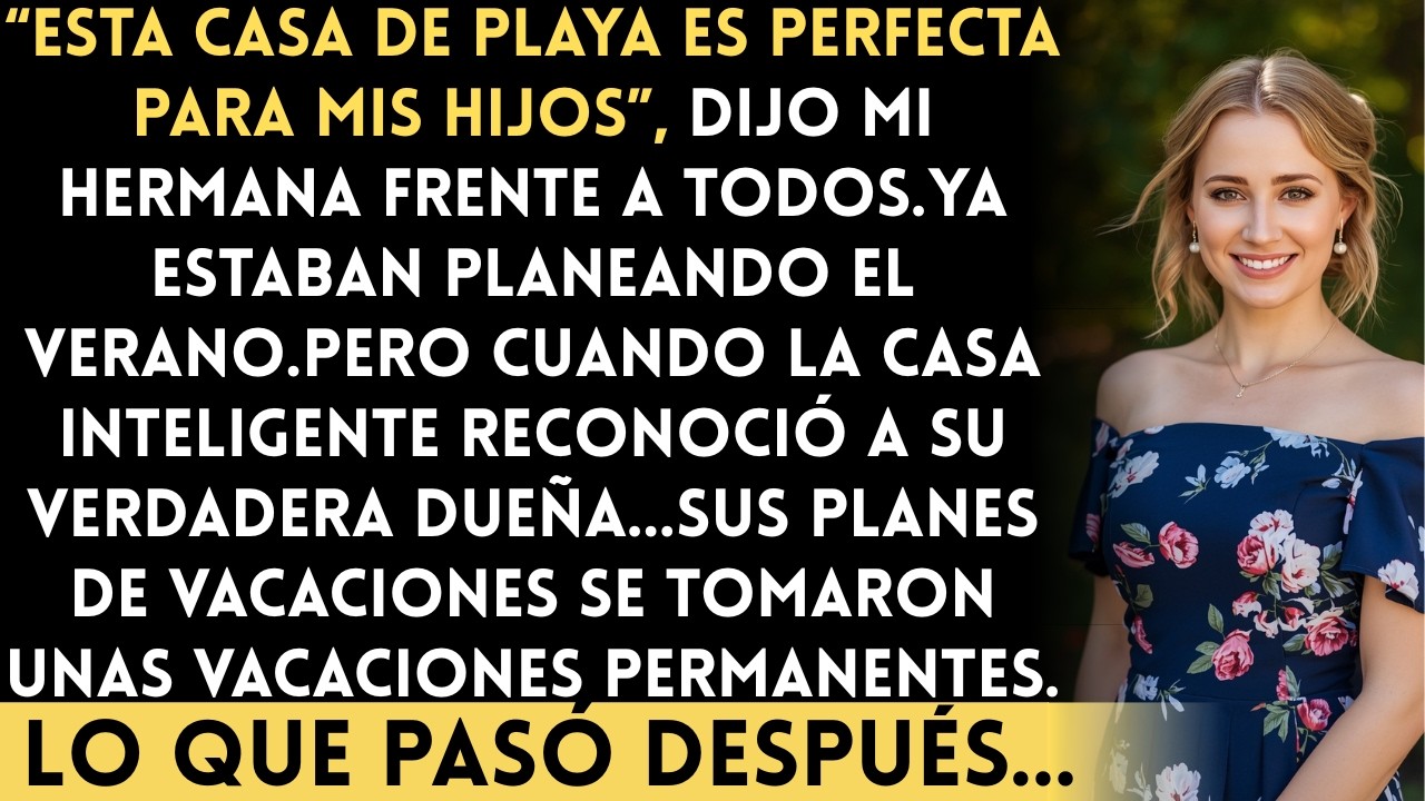 En Nochebuena, mi hermana reclamó mi casa de vacaciones — hasta que se activó el sistema de ...