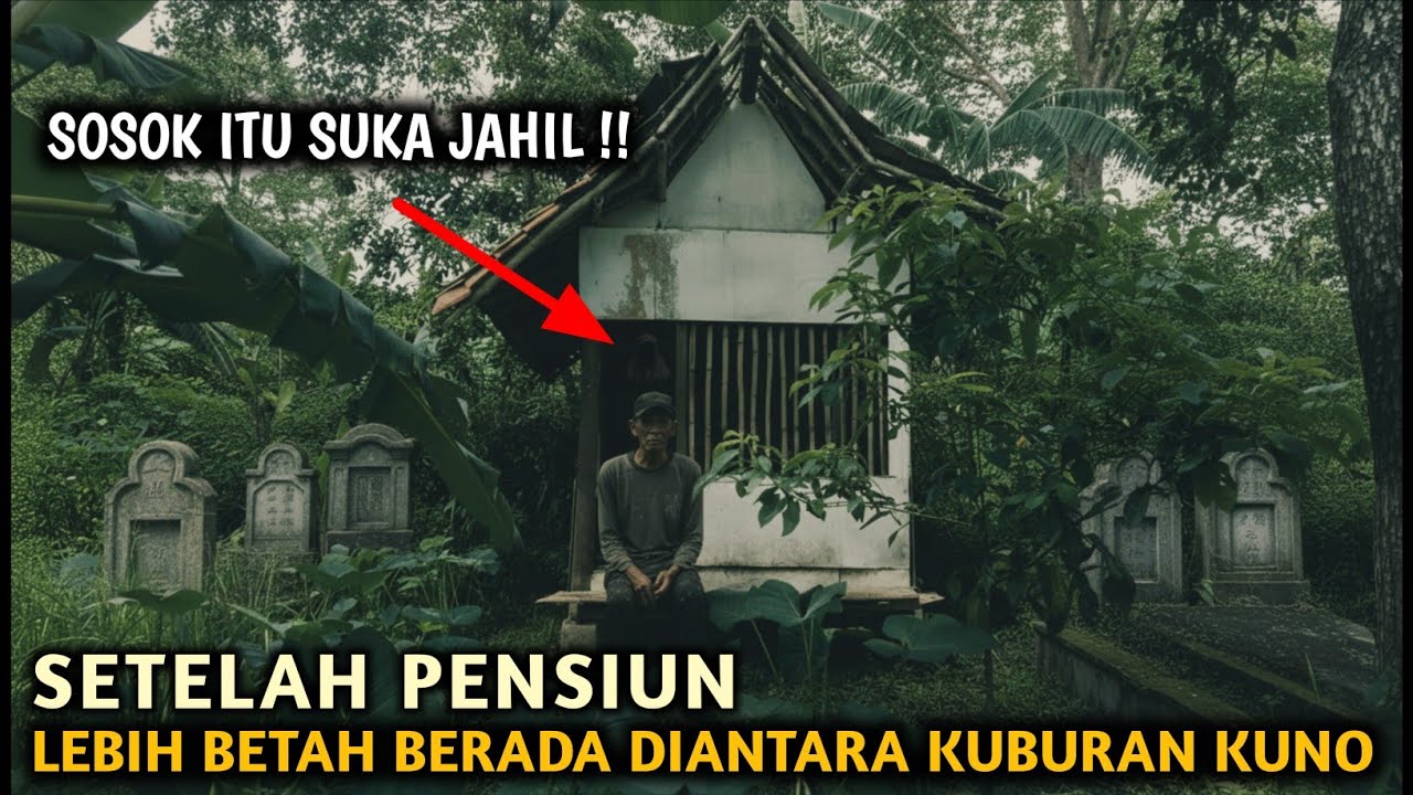 SETELAH PENSIUN BAPAK INI LEBIH BETAH BERADA DIANTARA KUBURAN KUNO ANGKER !!