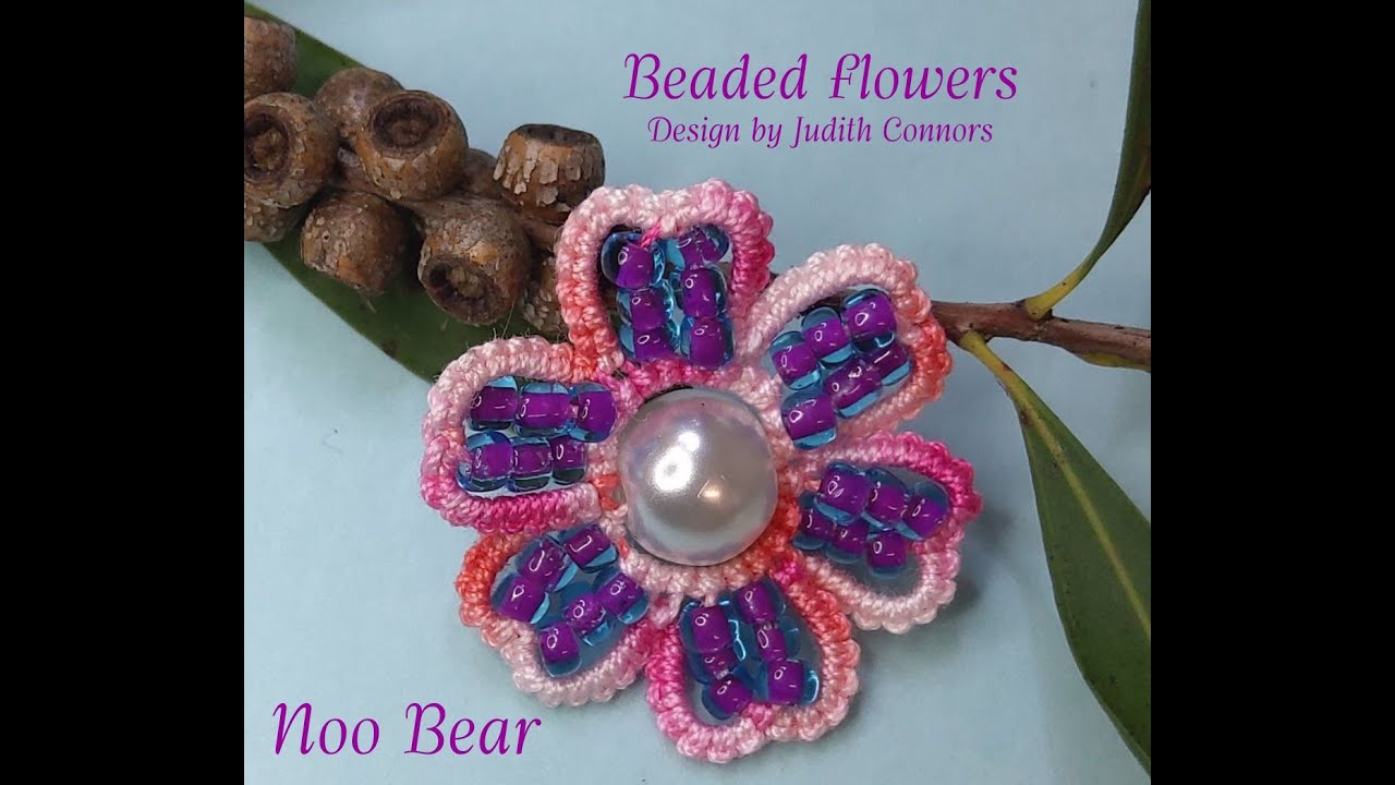 Shuttle Tatting: Beaded Flowers