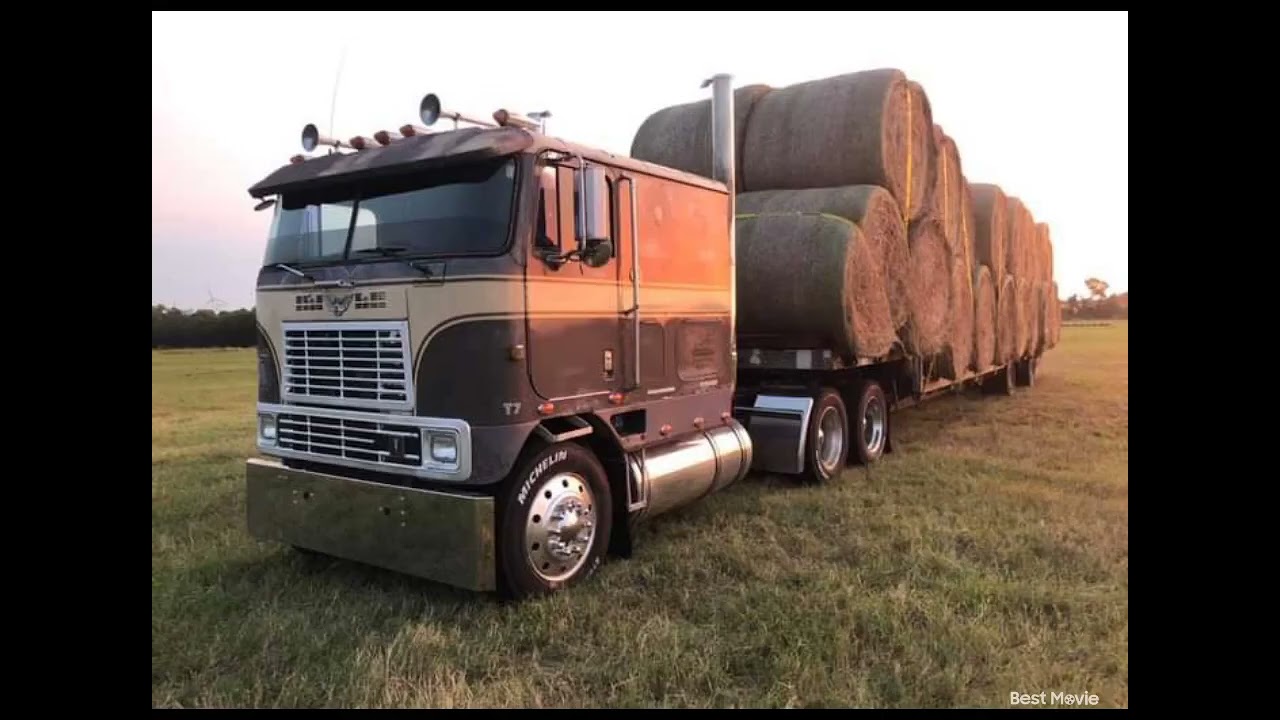 Old school International 9670 cabovers