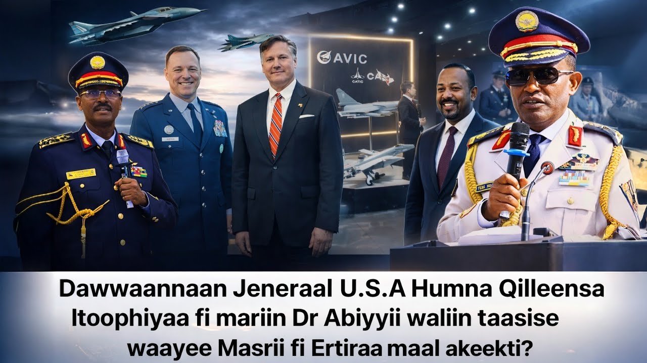 Dawwaannaan Jeneraal U.S.A Humna Qilleensaa Itoophiyaa fi mariin Dr Abiyyi waliin taasise