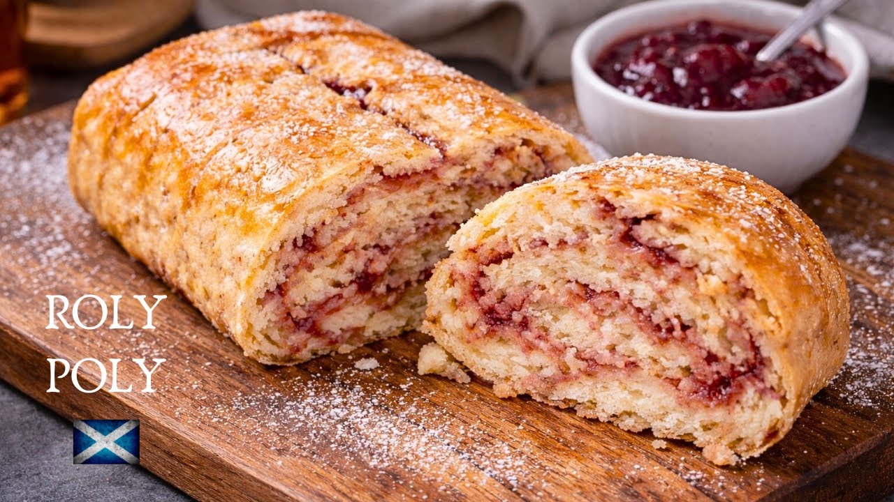 Old school Jam Roly-Poly recipe | Scottish Recipe