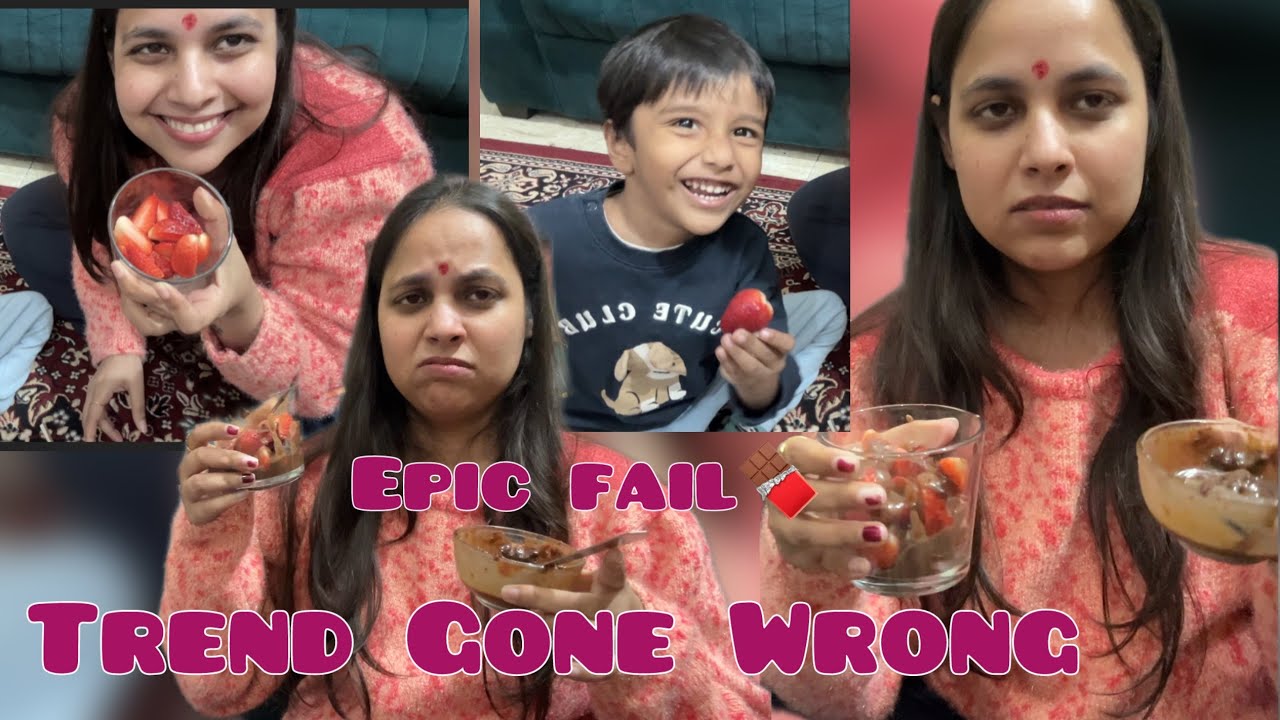 Recipe Fail Disaster 💀 Trend follow kiya… result barbaad🤦🏻‍♀️