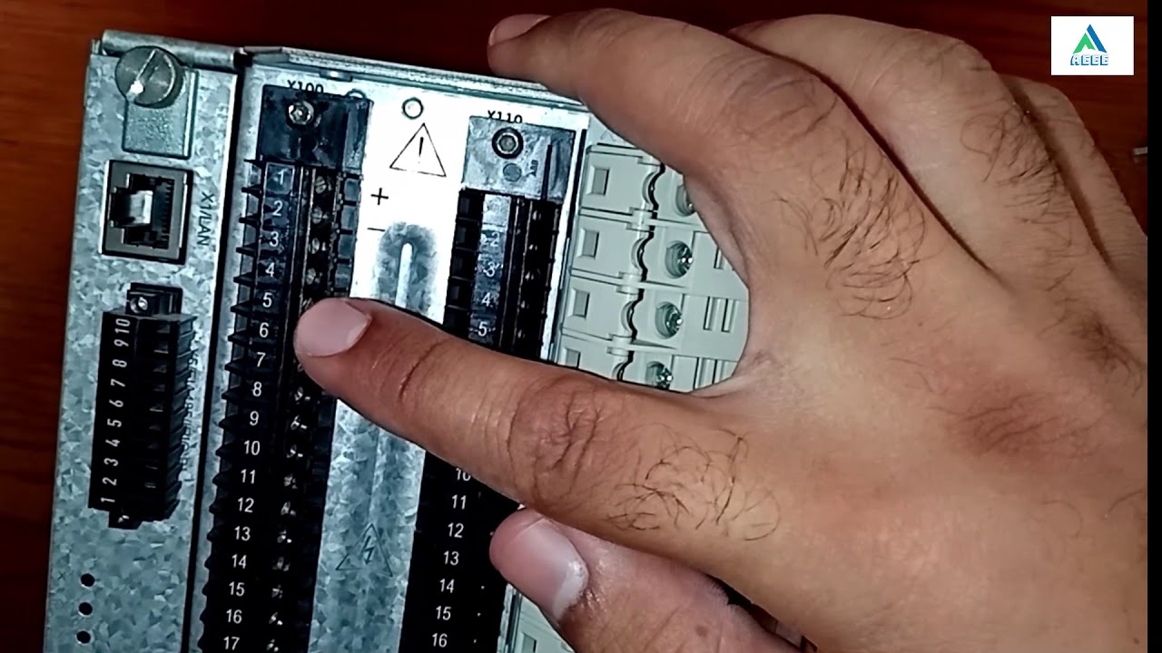 REF 615 II ABB II PHYSICAL CONNECTION  ازاي اوصل جهازي الحمايه بدايره الكنترول داخل السويتش جير