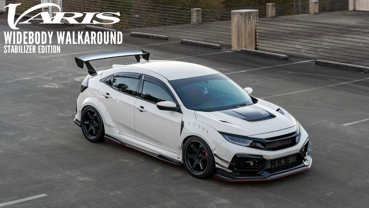 Varis Widebody Honda Civic Type-R FK8 Walkaround [Stabilized]